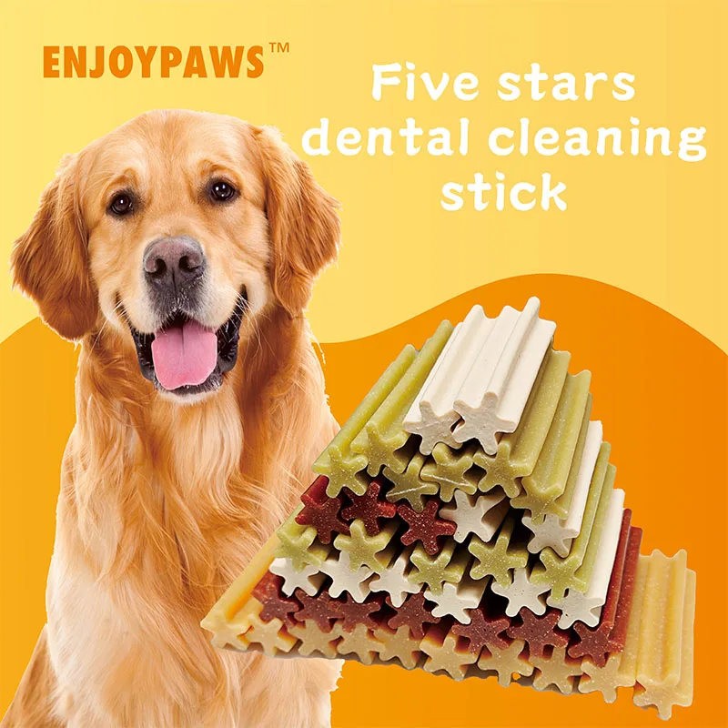 Dog Snacks Pet Snack Dog Dental Cleaning Stick Dog Training Bones 220g Canned Mixed Flavors Healthy Easily Digestible