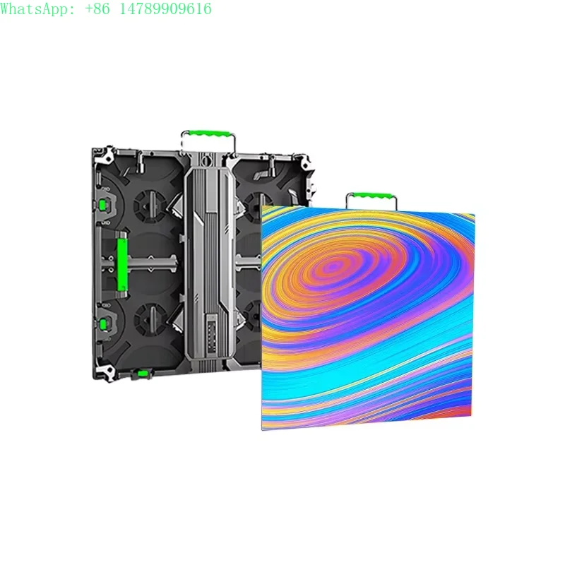 Outdoor Custom Waterproof LED Roll-up Display ScreenCustom Rental P3.91 LED Video Wall Outdoor Led Display Screen With Lifting S