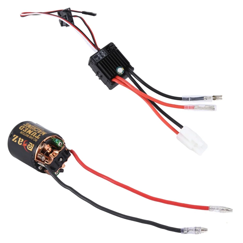 

X18A-540 Brushed Motor With 1060 Brushed ESC 60A 2-3S Lipo Waterproof Electric Speed Controller For RC 1/10 Crawler Car