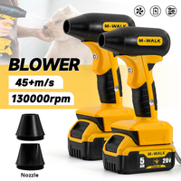 130000RPM Mini Turbo Jet Fan Electric Air Duster Adjustable wind speed Turbo Violent Blower Rechargeable with Light Car Cleaning