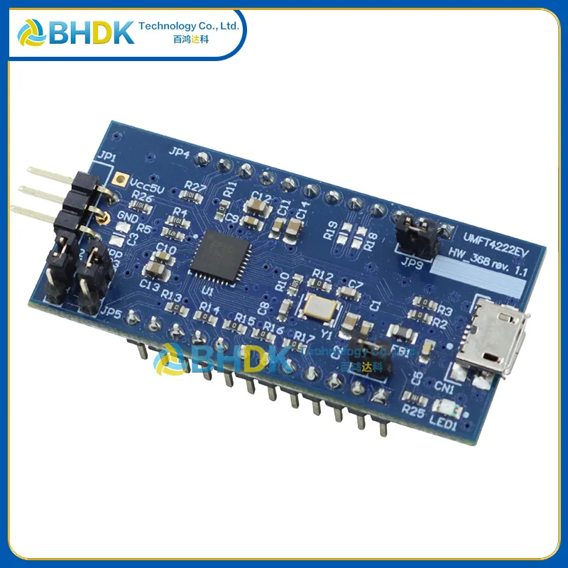 For UMFT4222EV‑D USB2.0 Hi‑Speed To Quad SPI I2C Bridge Development Module FT4222H Chip DIP Breakout Board Debug Unit