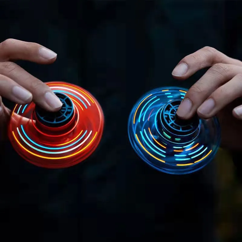 Fingertip induction gyroscope decompression children's toys gyroscope UFO gyroscope toys