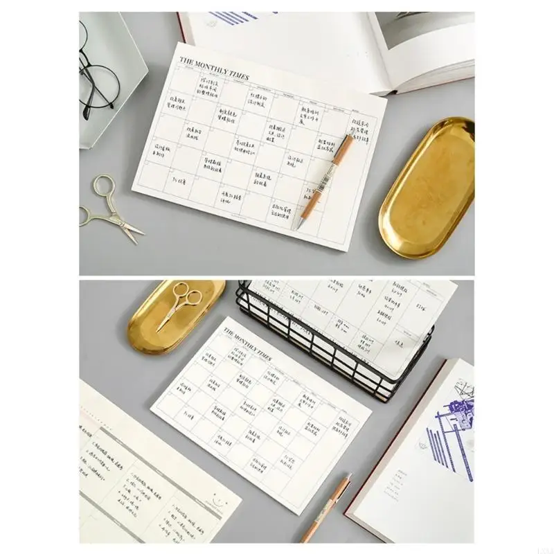 LXAA Buku Catatan Perencana Mingguan untuk Kantor dan Rumah Menyederhanakan Kehidupan Hari Ini 60 Halaman Daftar Tugas