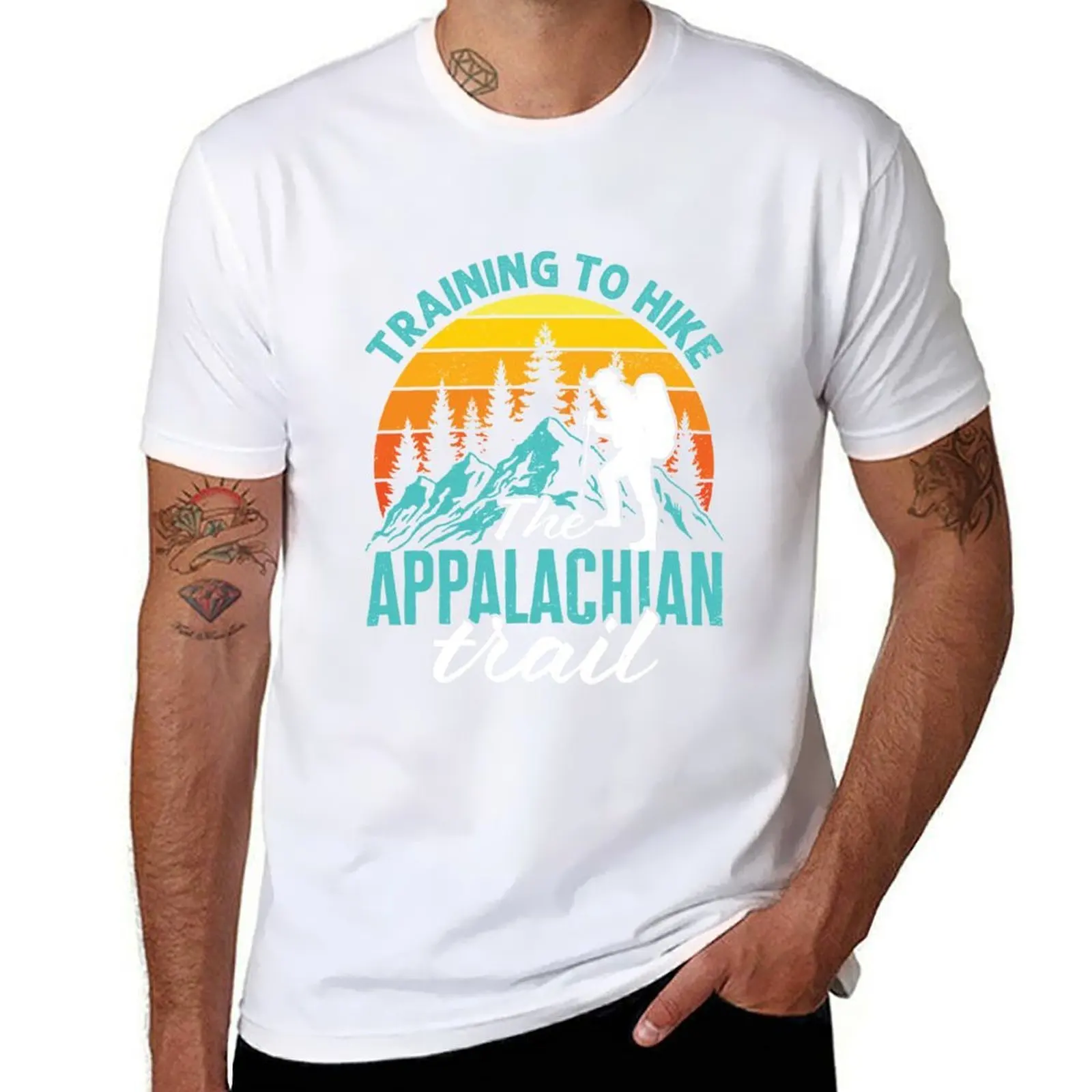 

Training To Hike the Appalachian Trail T-Shirt t shirt for man 100 percent cotton cotton t shirt pack T-Shirt