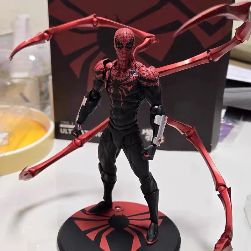 

Игрушки Mess Toys Factory: Фигурки Человека-паука (Питер Паркер), Доктора Осьминога, Человека-паука-соседа. Аниме-фигурки, подарки.