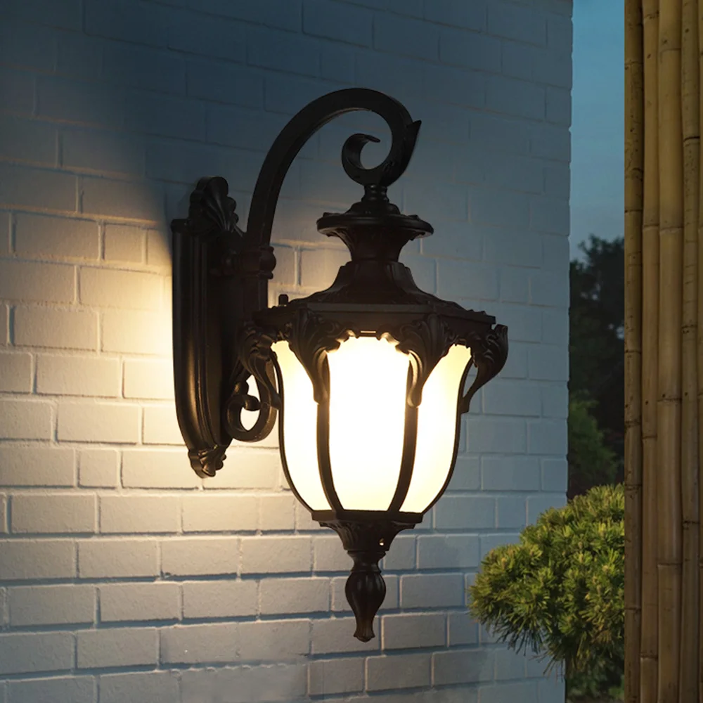 Retro wall lamp of sitting room corridor contracted leds villa outdoor balcony waterproof outdoor corridor lamp