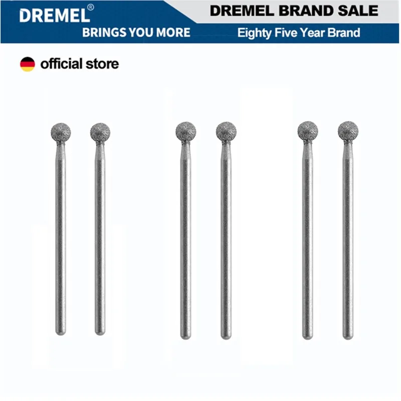 

Dremel 7105 Metal Plastic Rubber Ceramic Leather Diamond Wheel Points Imprint Engraving Head for Carving Grinding Etching