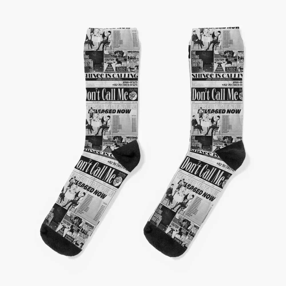 

SHINee Don't Call Me Socks basketball luxe snow hockey Socks Woman Men's