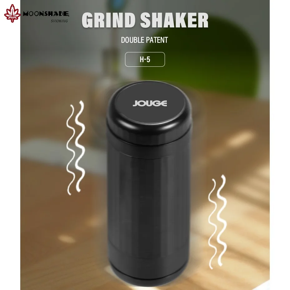 MOONSHADE New H5 Grind Shaker Tobacco Grinder Automatic Vibration Tobacco Herb Cusher Filling ABS Smoking Accessories