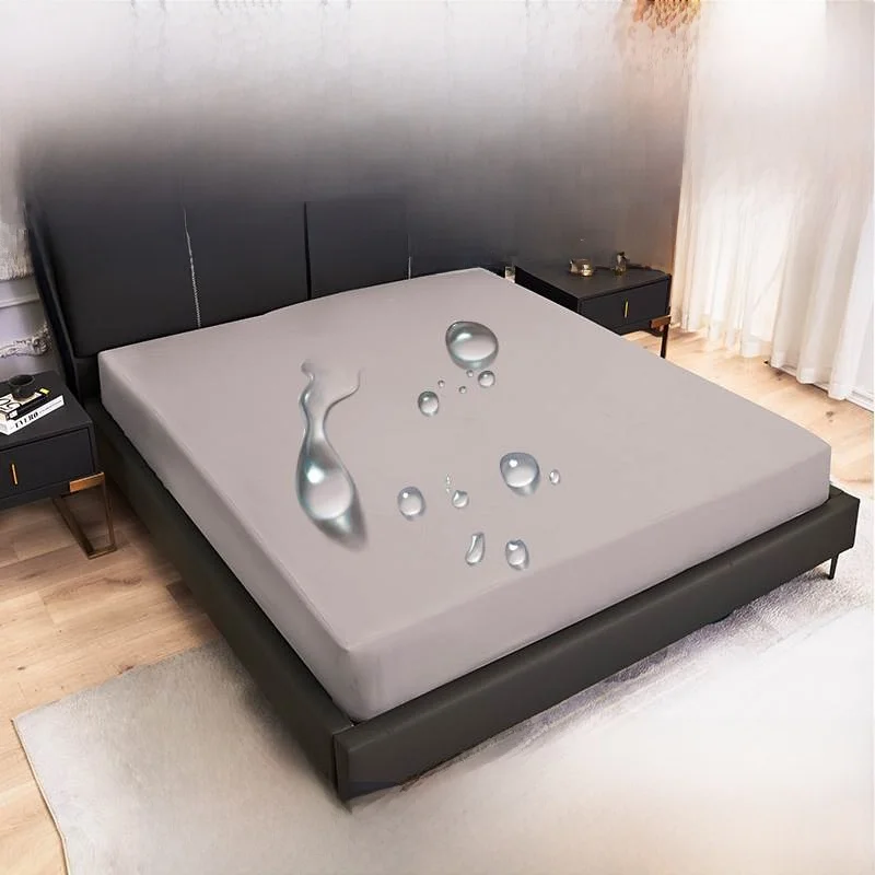 

Waable Водонепроницаемая защита для постельного белья Pure Color Mattr Cover eet Stand American Bed Canopy Мочезащитный пододеяльник Пылезащитный чехол