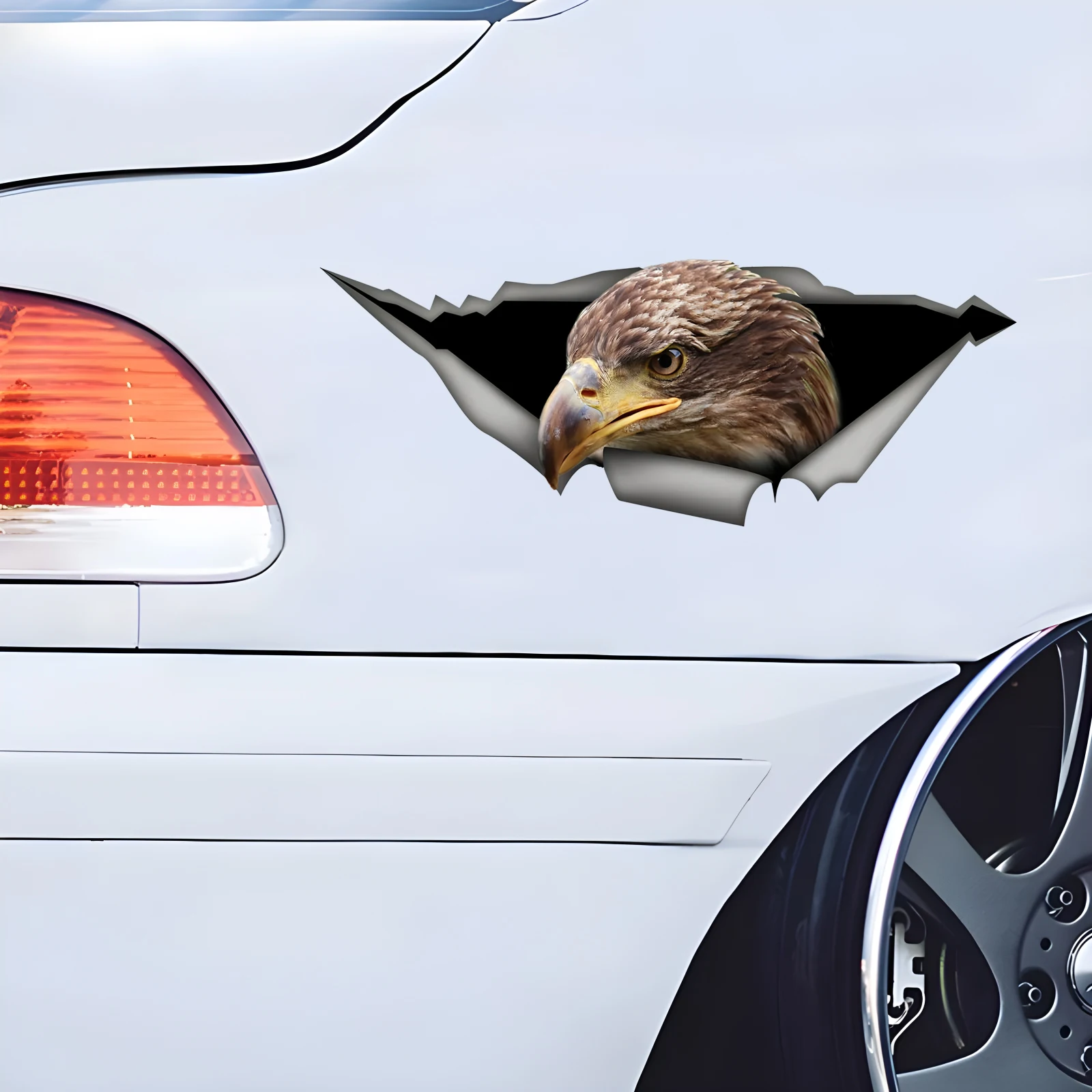 DK515# Eagle Car Stickers Scratch Blocking Self-Adhesive Waterproof Decal, Used for Car, Laptop, Motorcycle, Van, RV
