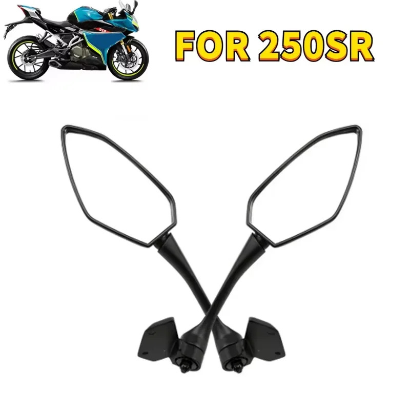Para cfmoto 250sr 300sr sr250 espelho retrovisor original CF250-6-6A motocicleta esquerda/direita invertendo espelho refletor acessórios