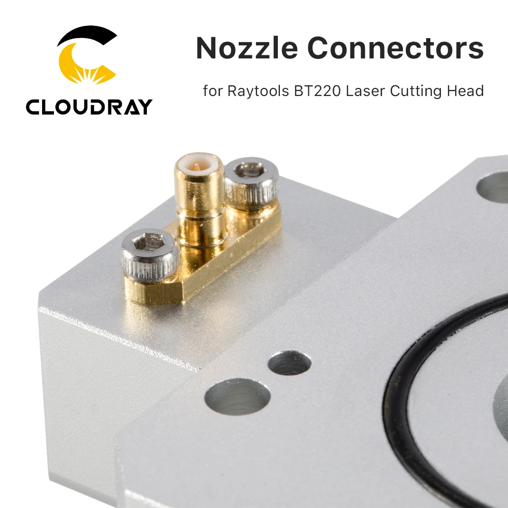 Cloudray BT220 Fiber Nozzle Connector of Raytools Laser Head For Fiber Laser 1064nm Cutting Machine