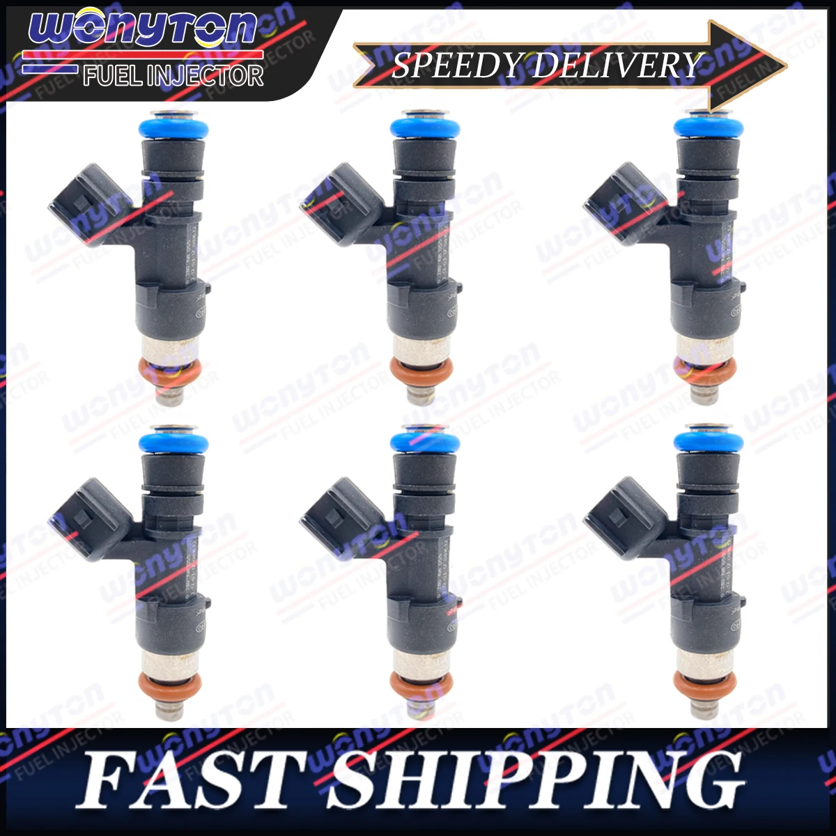 6Pcs Fuel Injectors For Ford Explorer Mustang Ranger Mercury Mountaineer 5L2Z-9F593-CB 0280158055