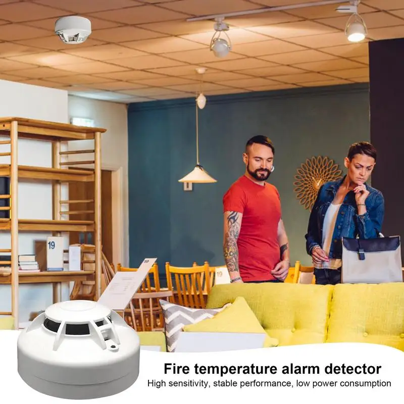 Fire Alarm Immediate Warning Fire Detector With Battery Low Warning Reliable Kitchen Accessories Loud Sound Home Alarm For Home