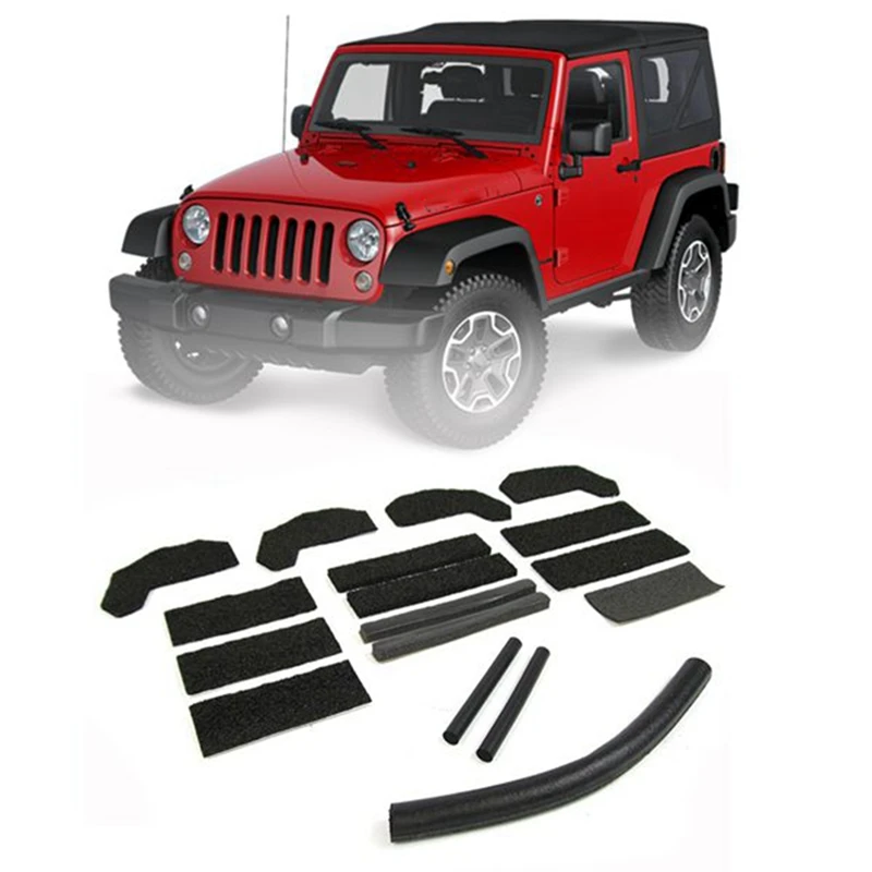 Hard Top Foam Blocker Seal Kit 68026937AB For 2007-2018 Jeep Jk Wrangler 13510.70