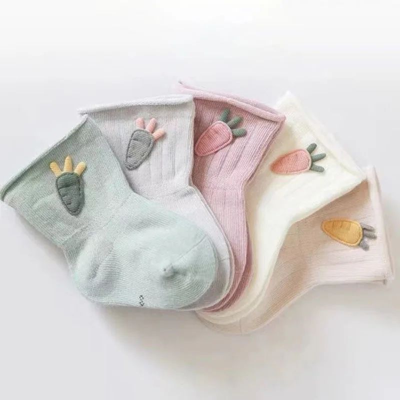 

1Pair Baby Girls Boys Socks Soft Socks Cute Cartoon Newborn Socks Spring Autumn Cotton Baby Toddler Girls Socks