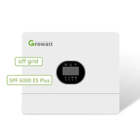 Growatt EU Warehouse 6kw SPF6000ES SPF 6000 ES PLUS Single Phase Off Grid Pure Sine Wave Mppt 6KVA 6000w Solar Inverter