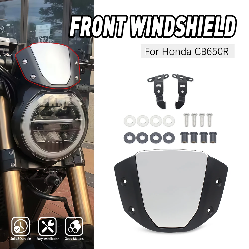 

Front Windshield Windscreen Screen Protector For HONDA CB650R CB 650 R CB 650R 2019-2024 Motorcycle Accessories
