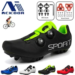 Trampki rowerowe Unisex męskie buty rower wyścigowy buty samoblokujące rower damski Spd korki górska droga Zapatillas Mtb