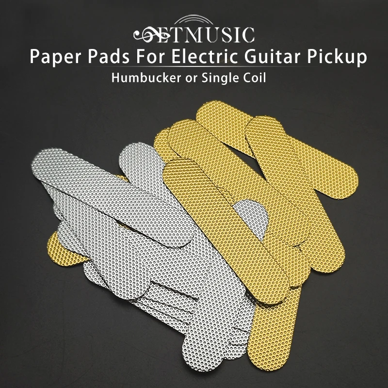 

50 шт. бумажных подкладок для гитарных звукоснимателей Humbucker или Single Coil