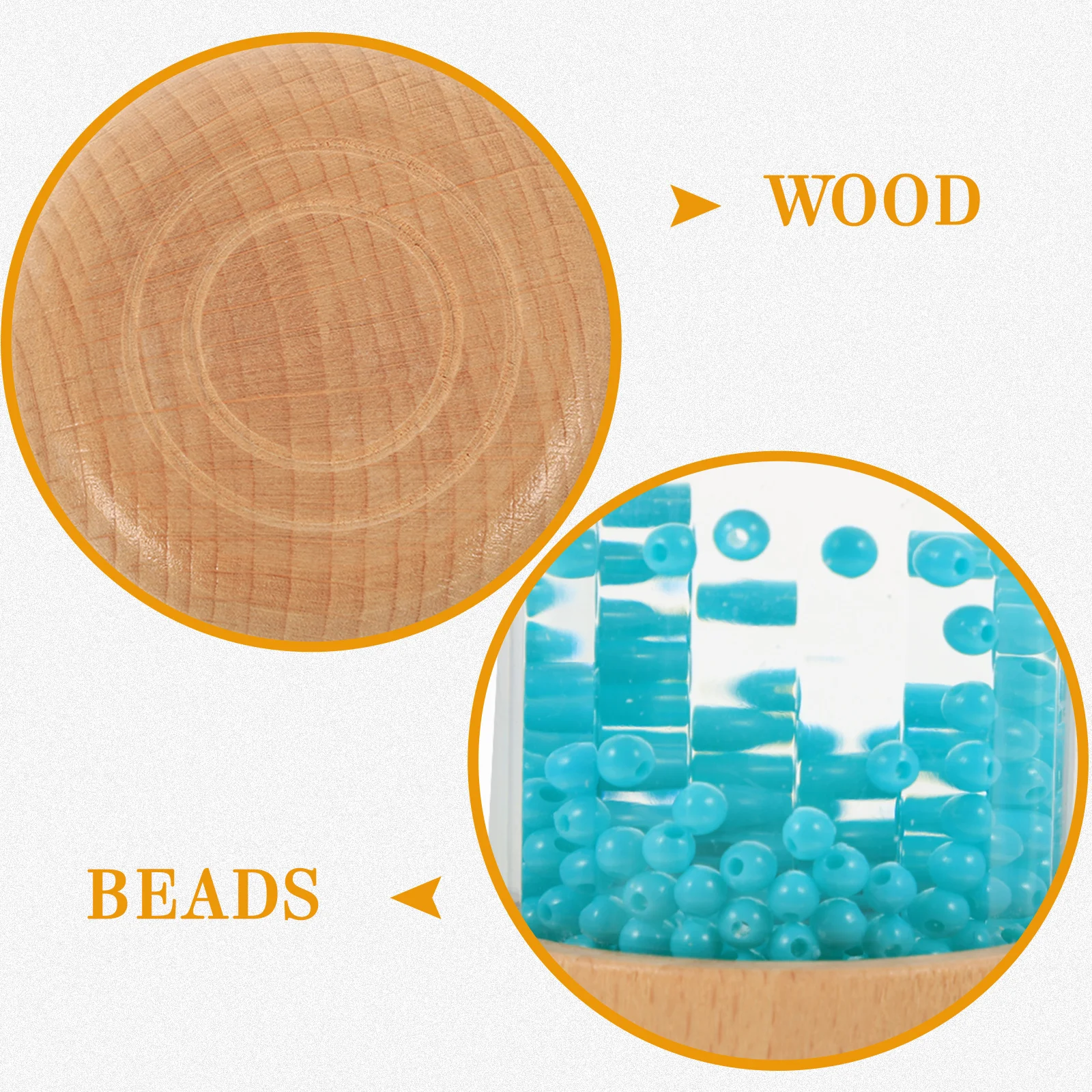 Educational Rain Sound Making Musical Tube Safe Baby Sensory Development Tool Cognitive Training Preschool Plaything