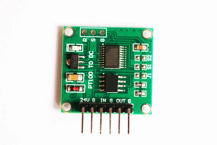 Thermal Resistance to Voltage Conversion PT100 to 0-5V 0-10V Linear Conversion PT100 Temperature Transmitter Module