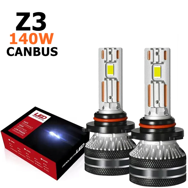 Z3 140W H7 LED H11 H1 9005 HB3 9006 H9 H8 6000K Light H11 Led Headlight Led Bulb Light for Car