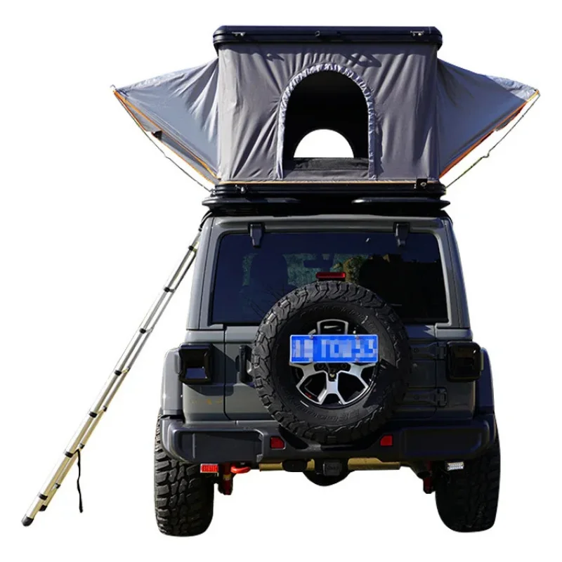 Tente supérieure de toit triangulaire de voiture à coque dure en aluminium extérieur de haute qualité