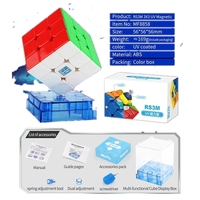 MOYU RS3M 3x3 Magic Cub Magnetic Maglev UV 3x3x3 Speed Cube Professional 3x3 Speed Puzzle Fidget Toys For Children Cubo Magico