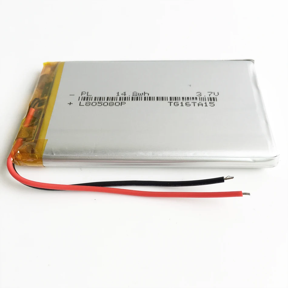 3.7V 4000mAh 14,8wh polimerowy akumulator litowo-LiPo 805080 do GPS PSP DVD PAD tablet pc power bank do laptopa gra wideo