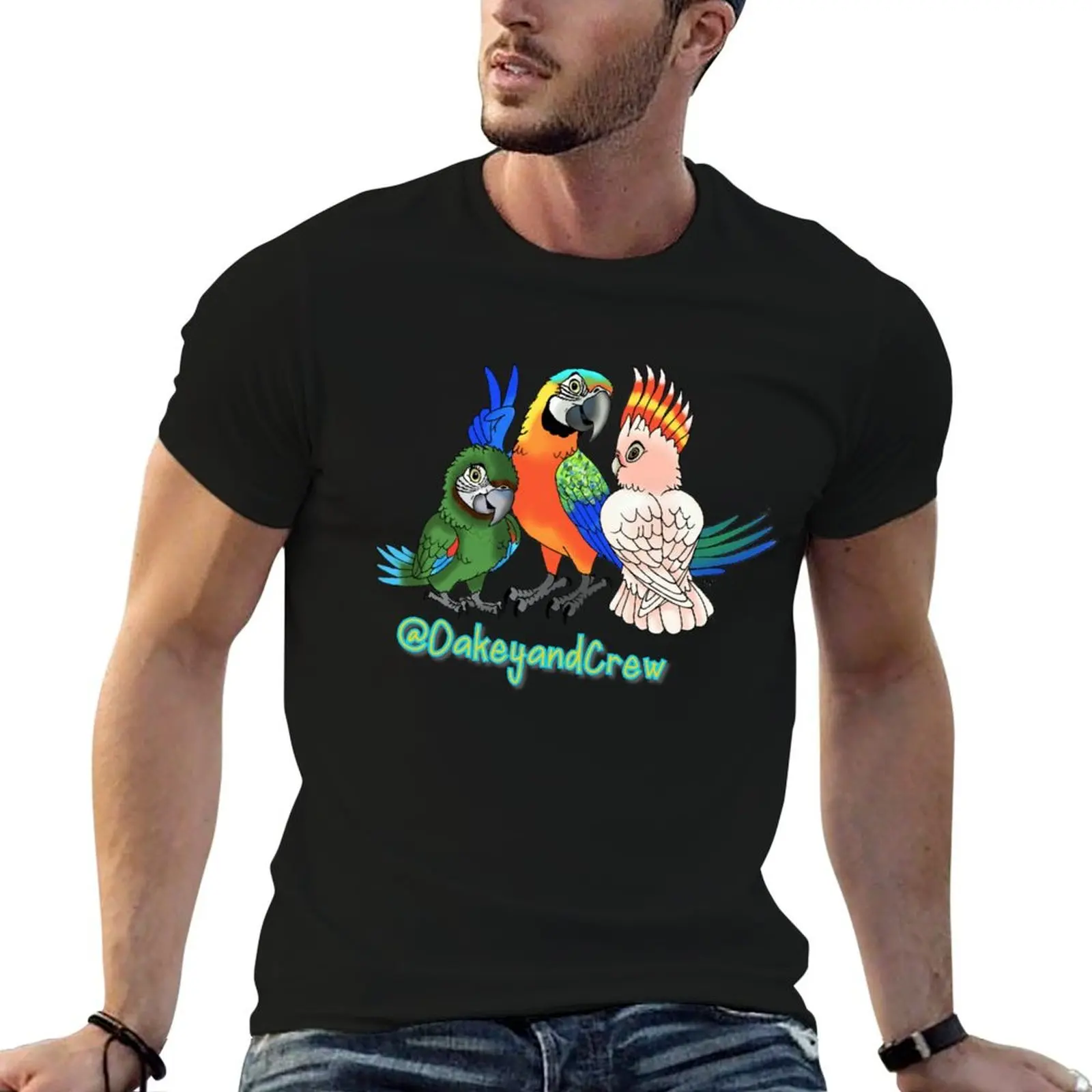 

Oakey and Crew T-Shirt t shirts for man pack white man t shirts cotton T-Shirt