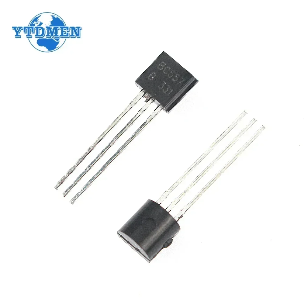 50PCS Transistor BC547 BC557 Each 25pcs BC547B BC557B NPN PNP Triode Transistors DIY Electronic Kit