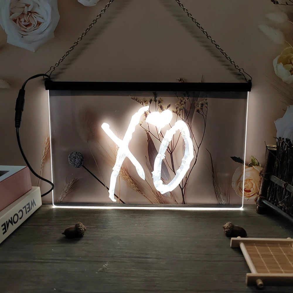 XO Beer Bar Pub Club LED Neon Sign-3D Carving Wall Art for Home,Room,Bedroom,Office,Farmhouse Decor