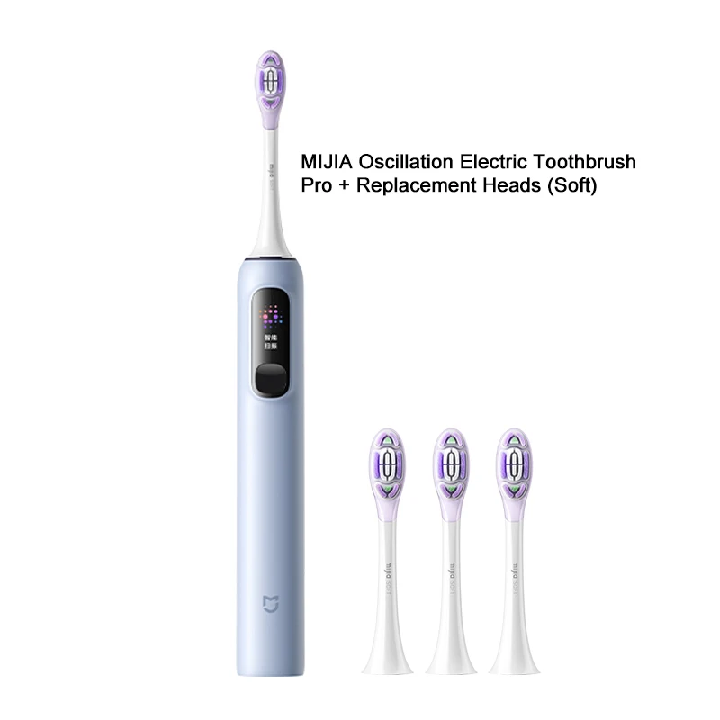 MIJIA Sonic Vibration Electric Toothbrush Pro,Smart 4 Modes, Long Battery Life, IPX8 Waterproof,LED Screen & Travel Lock image 3