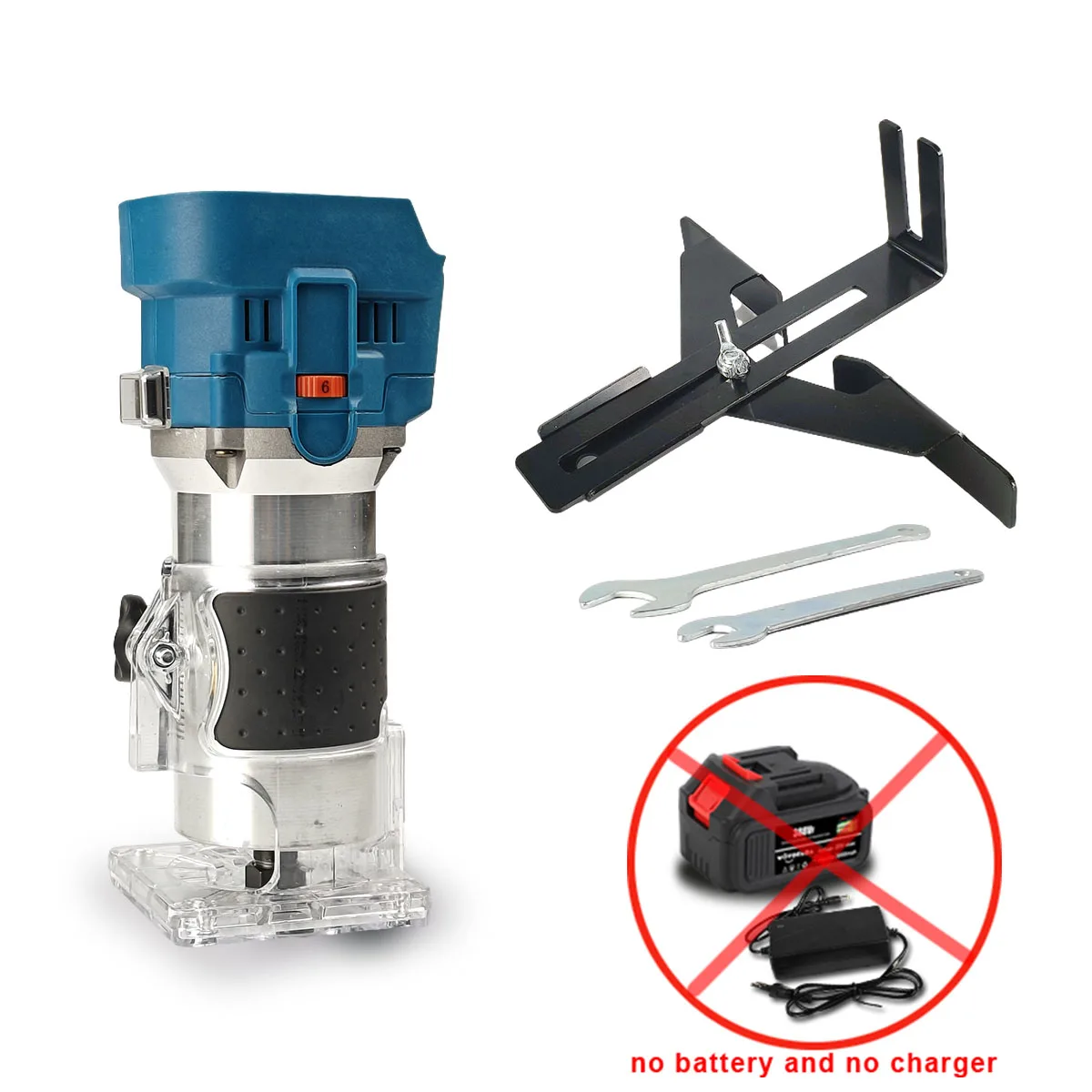 

18V 6-Speed Electric Trimmer Wood hand trimmer Engraving Slotting Trimming Carving Machine Router Wood for Makita 18V battery