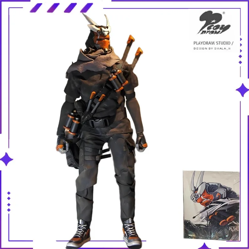 

PLAYDRAW Original Street Warrior Series Steel Warrior 12 Inch Mobile Doll Model Handmade Toy Gift Collection in Stock