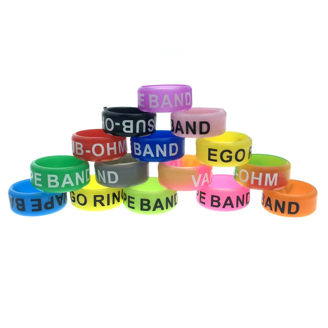Imagem -04 - Banda Decorativa de Borracha de Silicone para Ferramenta Faça Você Mesmo Faca Borboleta Mini Vara de Pesca Punho de Silicone Anti Anel Deslizante 1000 Pcs 13 mm