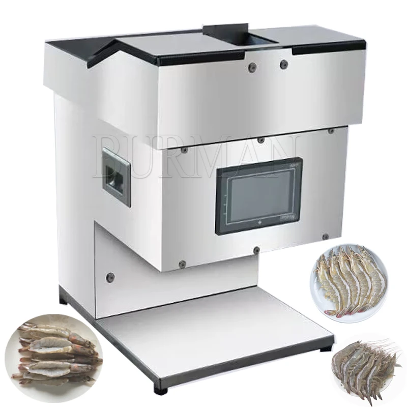 

Desktop Electric Prawn Shrimp Back Opening Machine Small Intelligent Recognition 40-60Kg/H