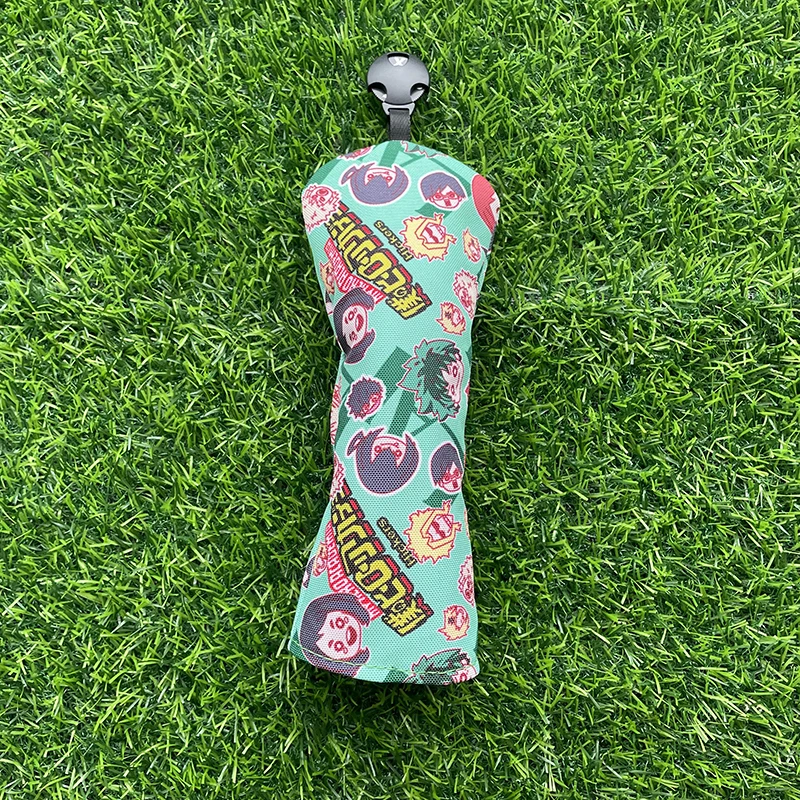 Cartoon animation Golf Club #1 #3 #5 Wood Headcovers Driver Fairway Woods Cover canvas High quality Putter Head Covers