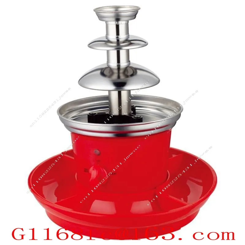 Chocolate Mixer with Fruit Plate, Three-layer Stainless Steel Fountain