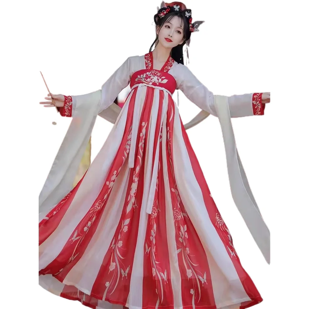 

Traditional Chinese Clothing Vintage Clothes Ethnic Style Cosplay Costumes Dance Wear Party Chinese Style Hanfu Women Dress