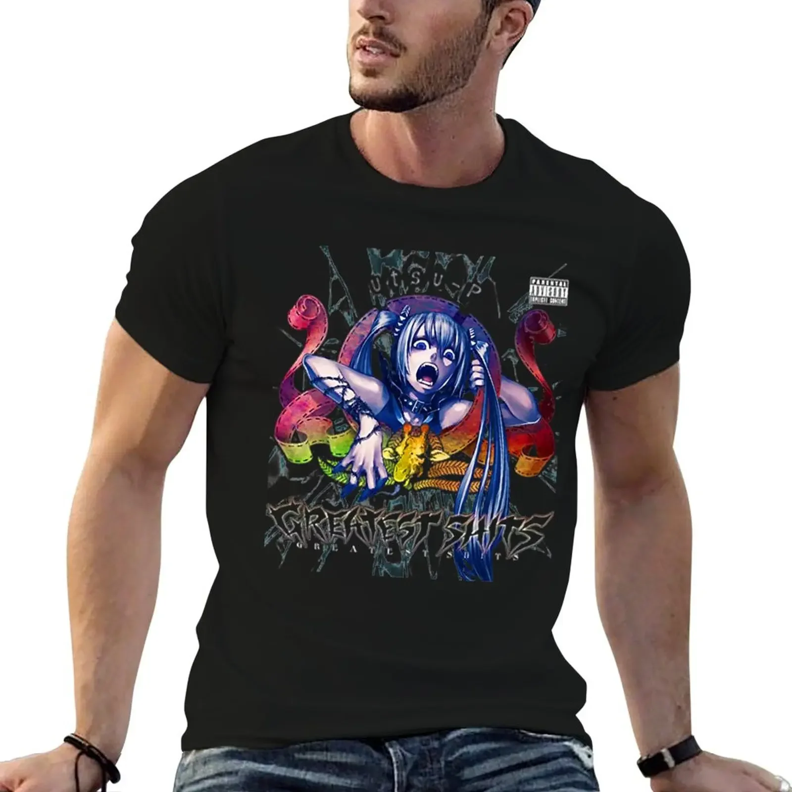 

Greatest (S)HITS - Utsu P T-Shirt Short sleeve tee summer tops oversized t shirt gifts for boyfriend mens cotton t shirts