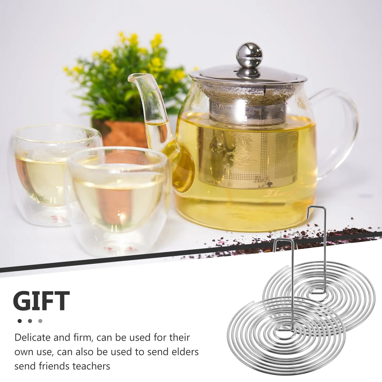 

20Pcs Stainless Steel Tea Strainer Easy Clean Filter Residue Improve Taste Creative Accessory