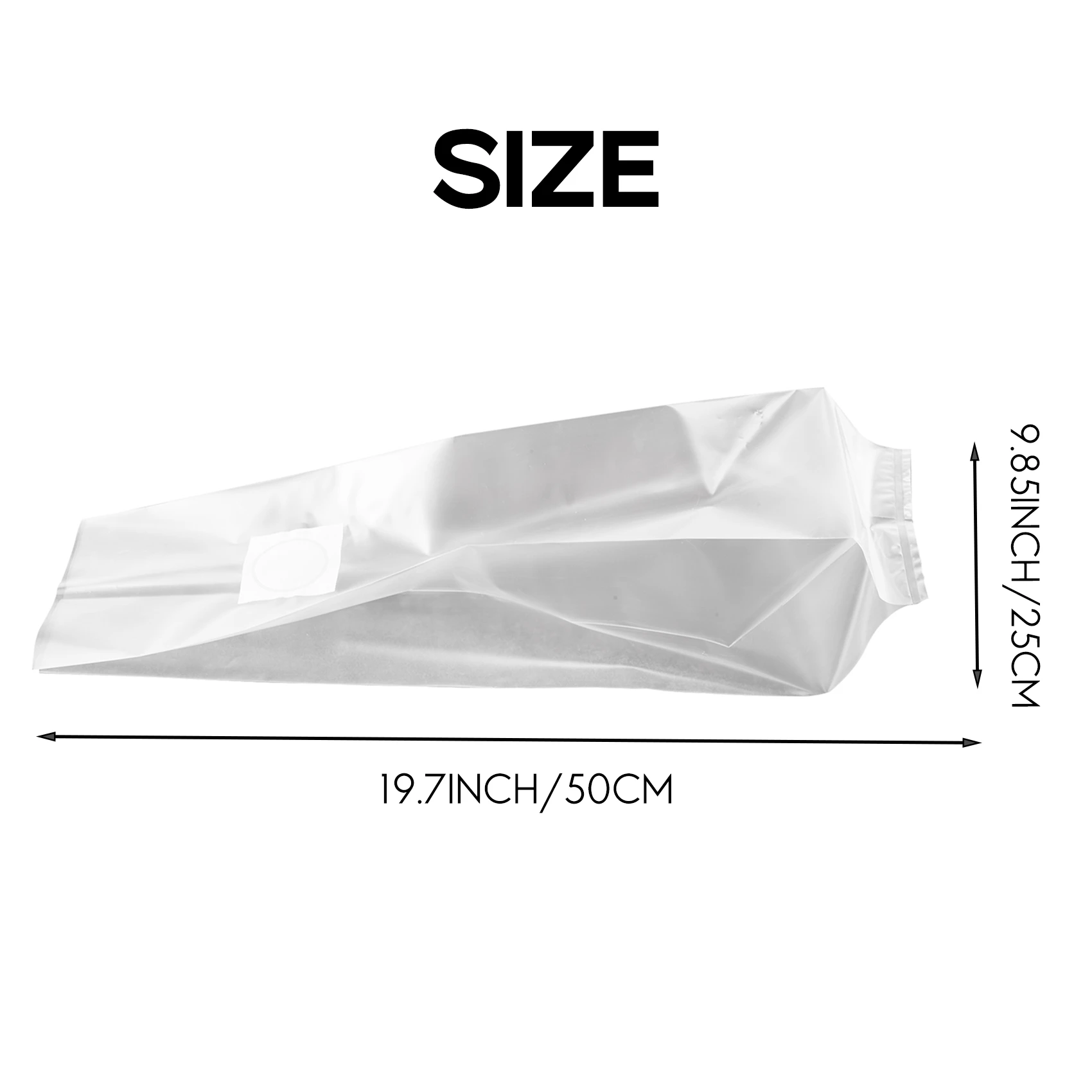 A62Z 20Pcs Mushroom Growing Bag Mushroom Bags Thick 6 Mil Bags 10Inch x 20Inch 0.2 Micrometre Filter Breathable Autoclavable