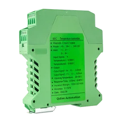 Trasmettitore di temperatura a termocoppia 0-1200 ℃ K S J B convertitore di segnale di temperatura 4-20mA 0-10V 0-5V sensore trasduttore di uscita