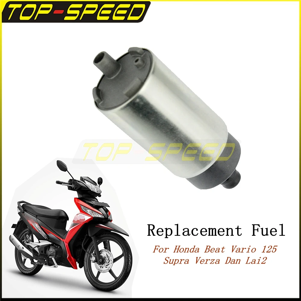 Motorcycle Replacement Fuel Pump Metal Intank EFI Electric Pump For Honda Beat Vario 125 Supra Verza Dan Lai2 Moto Accessories