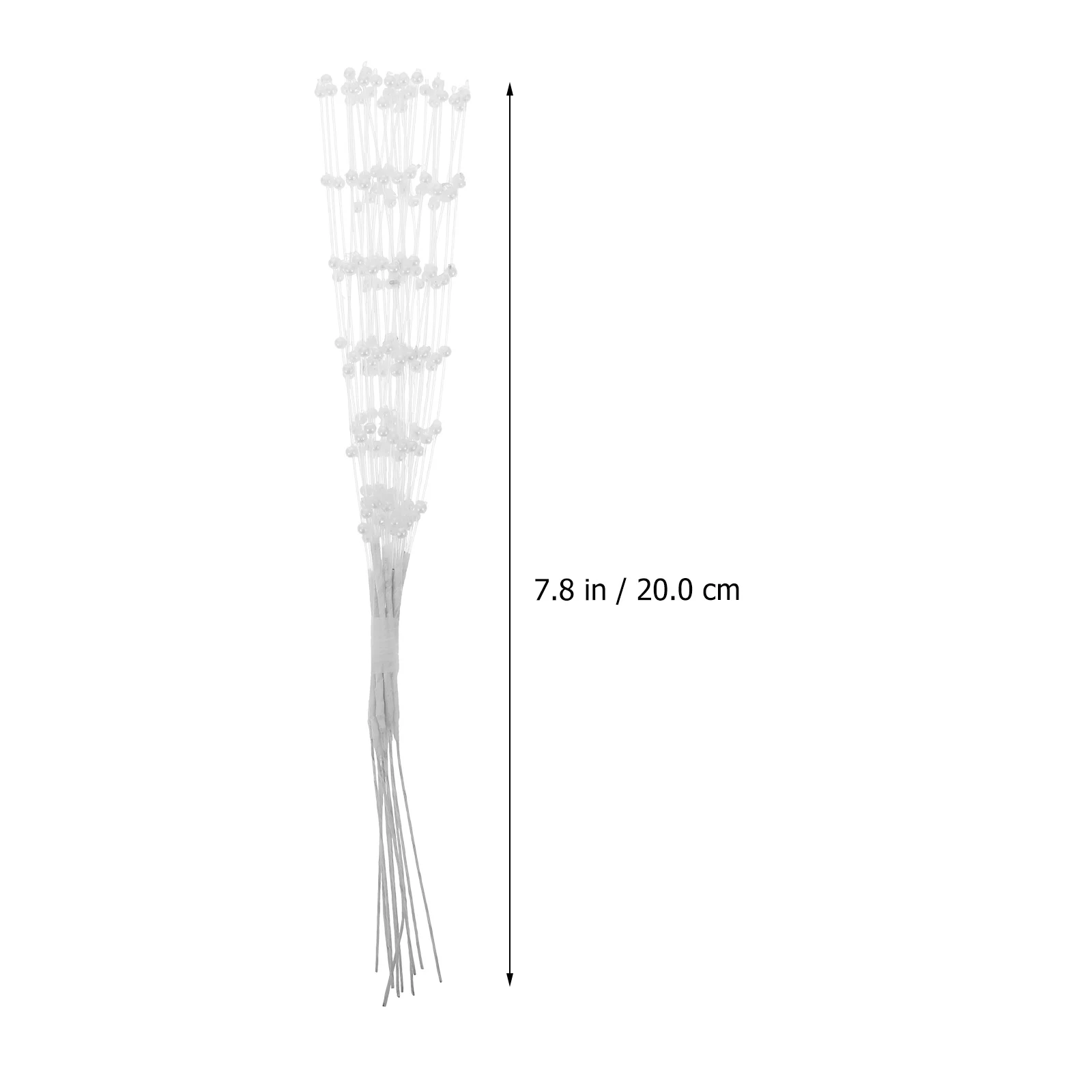 100Pcs White Pearl Bouquets Bridal Bouquet Material Beaded Pearl Bouquets Wedding Garland Decor Bridal Bouquet Material