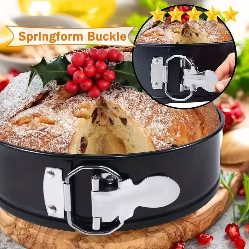 【Hot sales】Round Springform Pan Set Nonstick Cheesecake Mold With Removable Bottom Baking Mould Spring Form Cake Tin