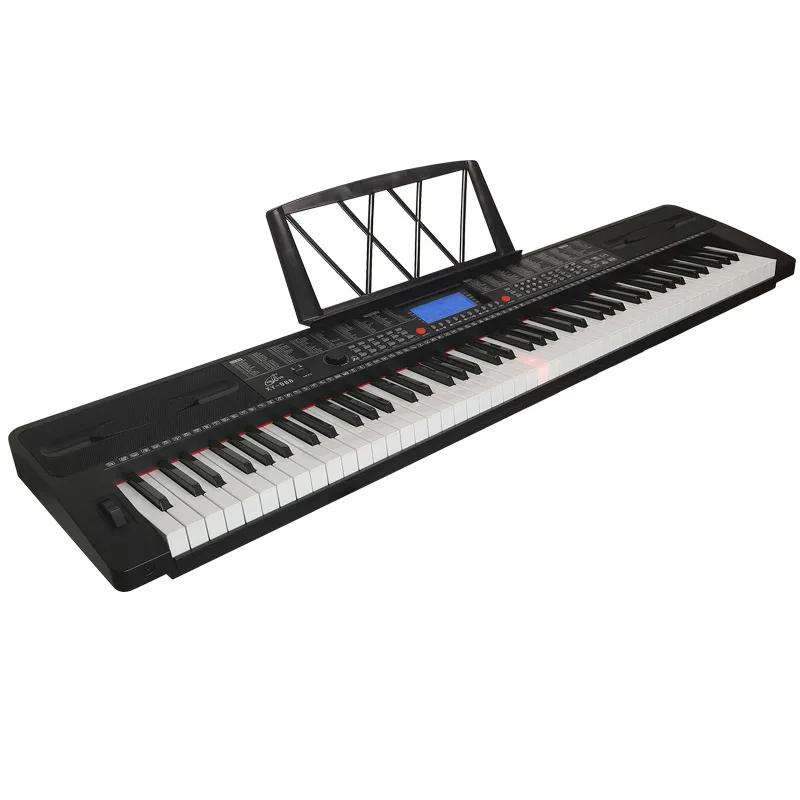 

Professional 88-Keys Light-Up Multi-Function Keyboard for Adult & Preschool Teachers Electronic Organ
